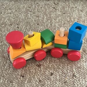 🏷️ SALE 3/$10! 🏷️ Melissa & Doug Wooden Train Set for Kids